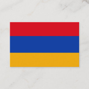 Affärskortet Armenien-Flagga Visitkort
