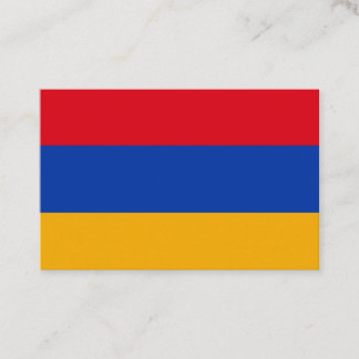 Affärskortet Armenien-Flagga Visitkort