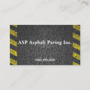 Affärskortet Asphalt Pave Visitkort
