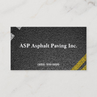 Affärskortet Asphalt Pave Visitkort