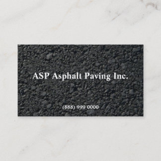 Affärskortet Asphalt Pave Visitkort