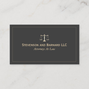 Affärskortet Attorney Lawyer Visitkort