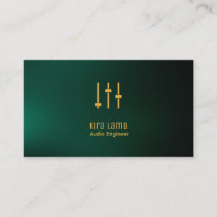 Affärskortet audio Ingenjör Visitkort