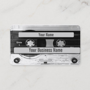 Affärskortet audio Music Cassette Tape (2 sidor) Visitkort