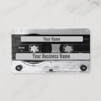 Affärskortet audio Music Cassette Tape (2 sidor) Visitkort