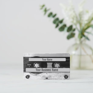 Affärskortet audio Music Cassette Tape Visitkort