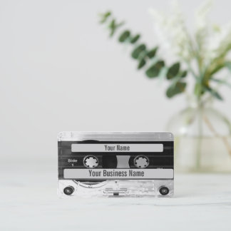 Affärskortet audio Music Cassette Tape Visitkort