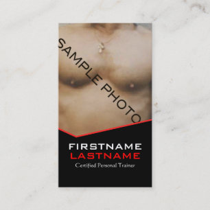 Affärskortet auktoriserad Personal Trainer Templat Visitkort