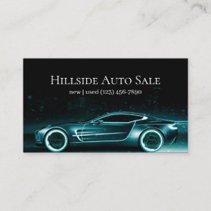 Affärskortet Auto-bil-återförsäljare Body Shop Visitkort