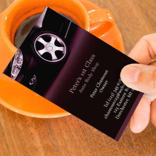 Affärskortet Auto Body Shop Visitkort