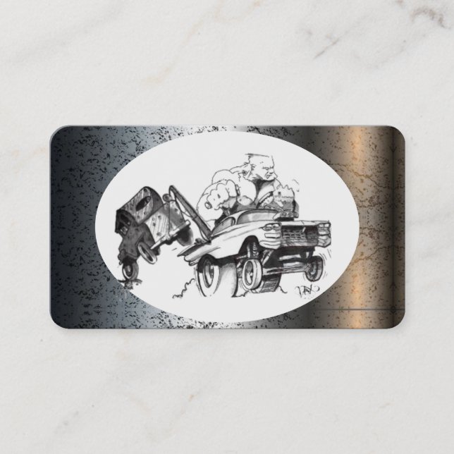 Affärskortet Automatisk radbrytning Visitkort (Framsida)