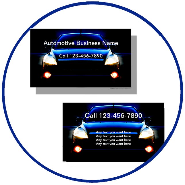 Affärskortet Automatisk reparation av coola Visitkort (Skapare uppladdad)