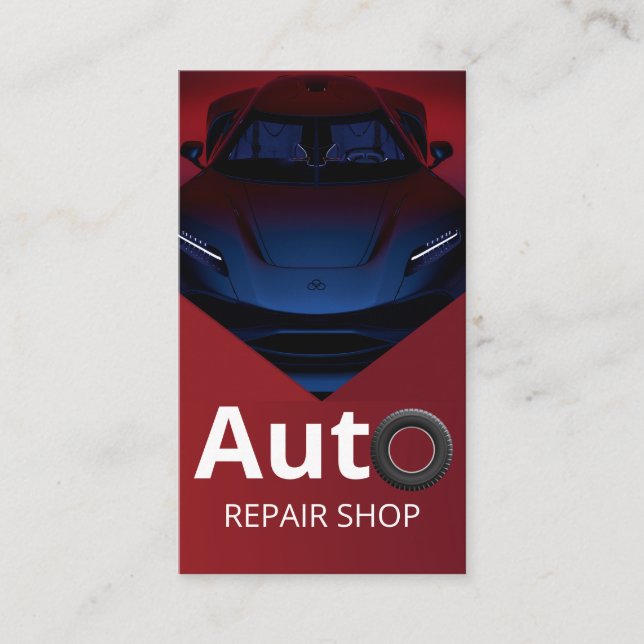 Affärskortet Automatisk reparation av professionel Visitkort (Framsida)