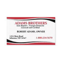 Affärskortet Automatisk reparation av professionel