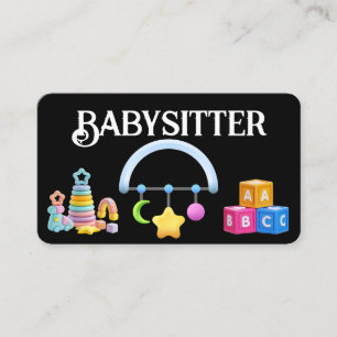 Affärskortet Babys-vakt Visitkort