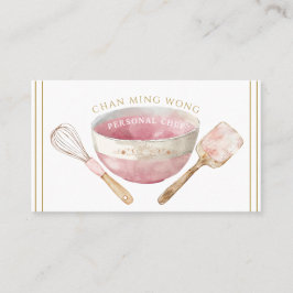 Affärskortet Baker Chef Caterer Visitkort