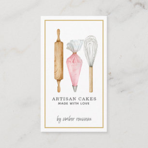 Affärskortet Baker Pastry Chef Visitkort