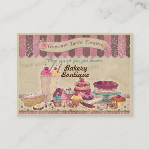 Affärskortet Bakery Boutique Cakes & Patisserie Visitkort