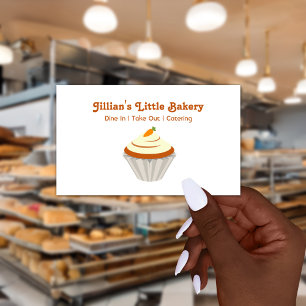Affärskortet Bakery Carrot Cuptårta Visitkort