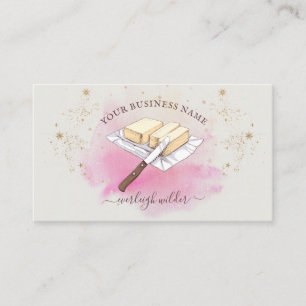 Affärskortet Bakery Pastry Chef Baker Ingredients Visitkort