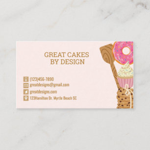 Affärskortet Bakery Pastry Chef Visitkort