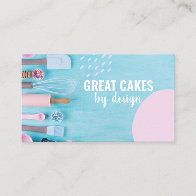 Affärskortet Bakery Pastry Chef Visitkort (Framsida)