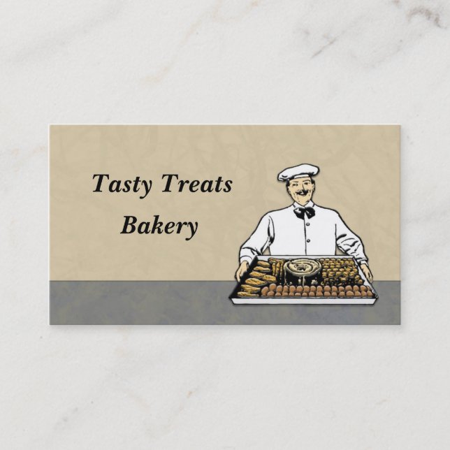 Affärskortet Bakery Pastry Visitkort (Framsida)