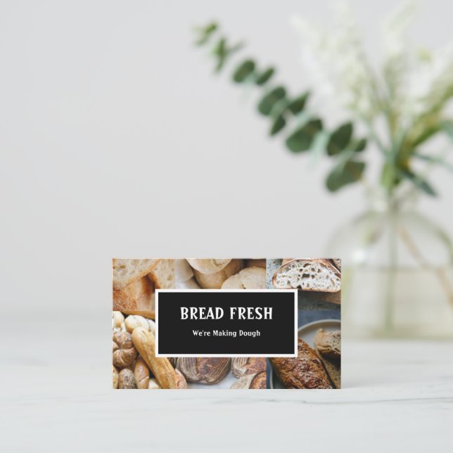Affärskortet Bakery Shop Visitkort (Stående Fram)