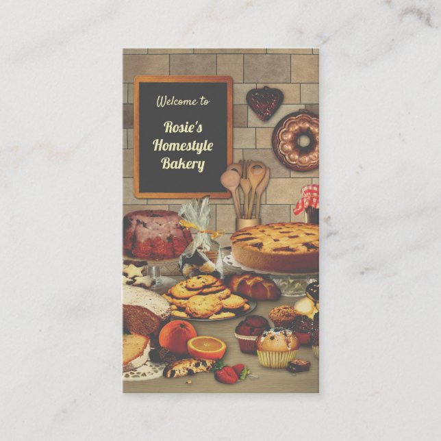 Affärskortet Bakery Visitkort (Framsida)