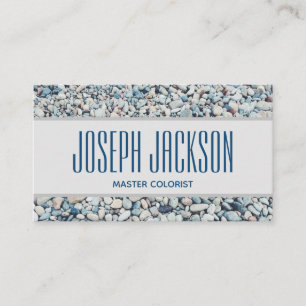 Affärskortet Bakgrund för Master Colorist Stone Visitkort