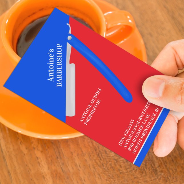 Affärskortet Barbershop Visitkort (Skapare uppladdad)