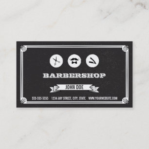 Affärskortet Barbershop Visitkort
