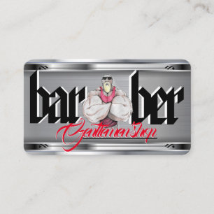 Affärskortet BarberTemplate Visitkort