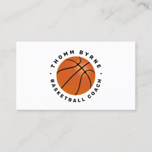 Affärskortet Basketball Coach Visitkort