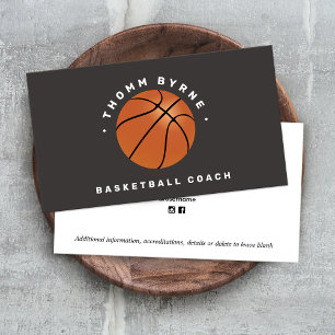 Affärskortet Basketball Coach Visitkort