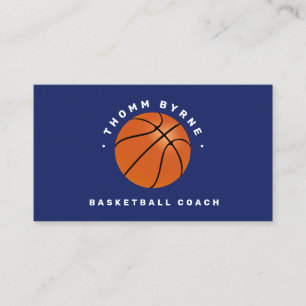 Affärskortet Basketball Coach Visitkort