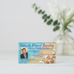 Affärskortet Beach - Realtor Visitkort