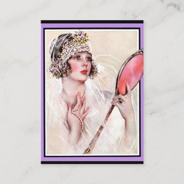 Affärskortet Beauty Salon Business Visitkort (Framsida)