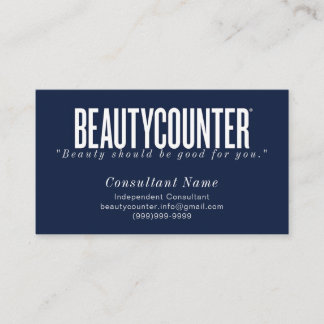 Affärskortet Beautycounter Consultant Visitkort
