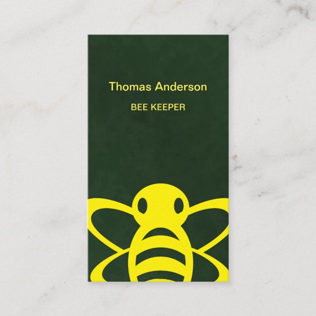 Affärskortet Bee Farm Bee Keeper Visitkort (Framsida)