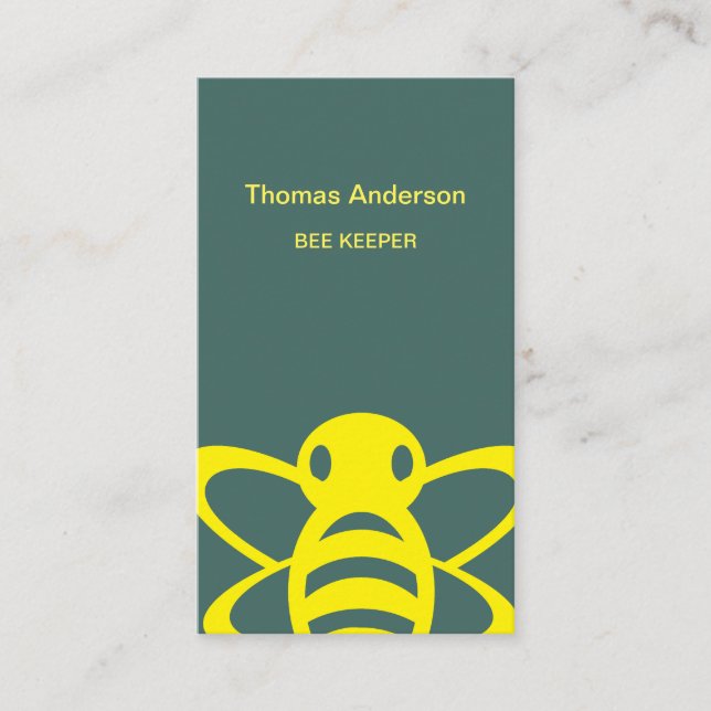 Affärskortet Bee Farm Bee Keeper Visitkort (Framsida)