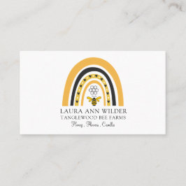 Affärskortet Bee Rainbow honey Products Visitkort