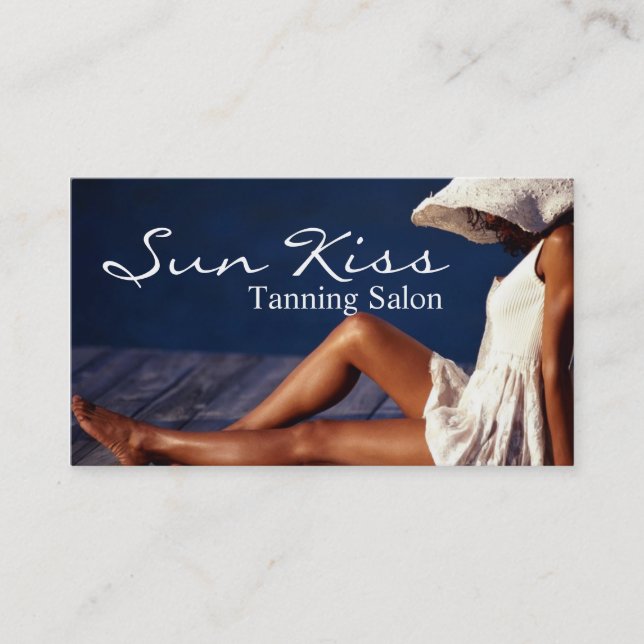 Affärskortet BeSnyval Tanning Salon Visitkort (Framsida)