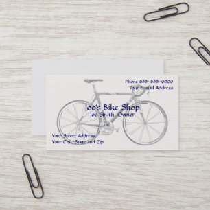 Affärskortet Bike Shop Owner Visitkort