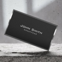 Affärskortet Black Carbon Fiber Chauffeur