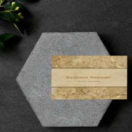 Affärskortet blek Stone Visitkort