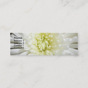 Affärskortet Blommigt Mini Visitkort
