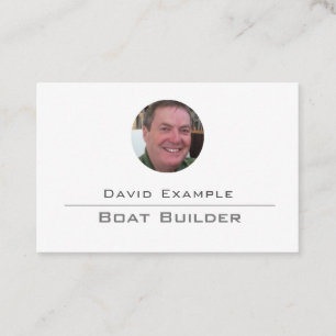 Affärskortet Boat Builder Visitkort