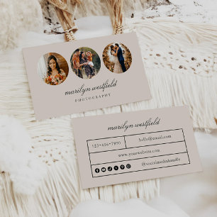 Affärskortet Boho 3 Photo Freelance Visitkort