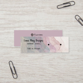 Affärskortet Boho Rainbow Jewelry Visning  Mini Visitkort